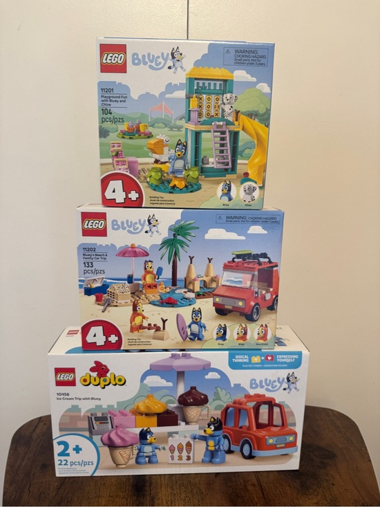 Bluey Other - LEGO Bluey Building Toy Sets - Playground, Beach, Ice Cream